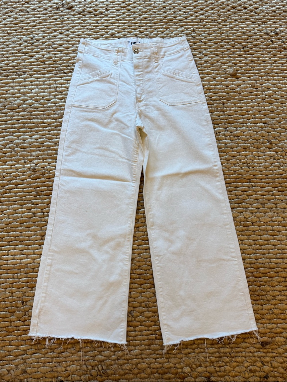 PAIGE Anessa in white/ivory size 28